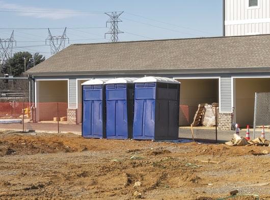 construction sites to provide sanitary and convenient restroom facilities for workers